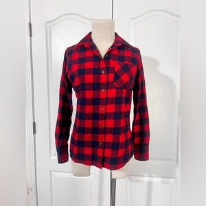 Field & Stream 100% Cotton Button Down Flannel - sz S‎